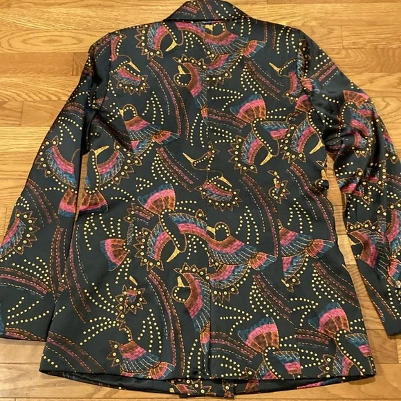 House of Harlow 1960 Double breasted silky woman’s blazer - Picture 7 of 9